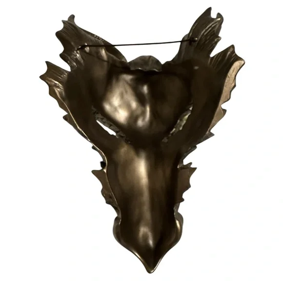Dark Bronze Dragon Head Wall Art